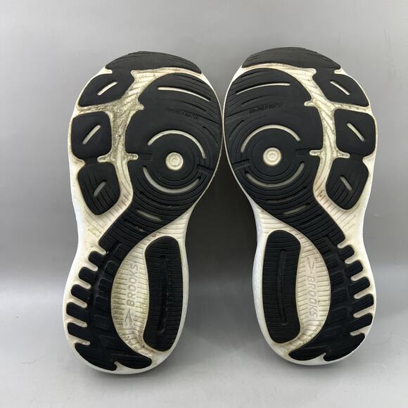 Brooks Glycerin GTS 20 Running Shoes Women Size 8‎ Black White Comfort Sneakers - Picture 7 of 9